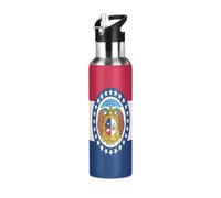 EtherSpher Reusable Water Bottle Flag Of Missouri Keeps Hot and Cold