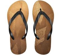 EtherSpher Rubber flip flop for men Amber Fragment Ripple ladies flip