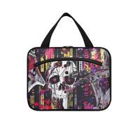 EtherSpher Scythe Of Death hanging travel bags with hook, designer multifunctional make up bag for traveler backpacking organizador de maquillaje para L, scythe of death, L