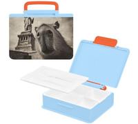 EtherSpher Snack Lunch Box Capybaras Selfie The Statue of Liberty