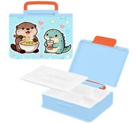EtherSpher Snack Lunch Box Cartoon Cute Capybaras and Salamander