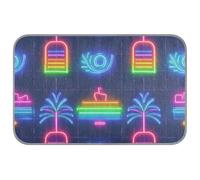 EtherSpher Summer Neon Boat Coconut Tree Summer pet Cooling mat Self Cooling mat for Dogs for Pets Outdoor Cats Non-Electric Manta Fria para Perros M