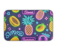 EtherSpher Summer Neon Fruit Pineapple Fruit Summer Cooling pad for Dogs Large Self Cooling cat beds for Indoor for Cats Outdoor cat Cute Manta refrescante para perro M