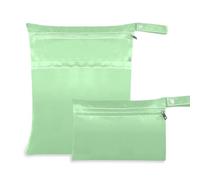 EtherSpher Tender Green washable bags for travel 2 Pack travel essentials for flying with handles for gym, gym