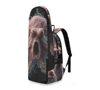EtherSpher Tennis Badminton Bag Backpack Funny octopodes 3D Print 2 Rackets Padded Tennis Bag Gym Bag