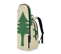 EtherSpher Tennis Racket Ball Backpack Unofficial Flag of Maine 2 Rackets Tennis Racket Cover Bag with Protective Pad