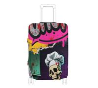 EtherSpher Terror Cook Chop Vintage Elastic Luggage dust Cover Washable Elastic Suitcase Covers Suitcase Protector Fit 18-32 Inch Luggage