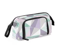EtherSpher The Soft abstract Of Mint Green School Pencil Case Large Capacity Pencil Pen Case Cosmetic with Zipper for Teen Girls High School Supplies caja para guardar lapices
