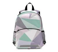 EtherSpher The Soft geometries Of Mint Green big kids backpacks for school chest clip bookbag for boy mochilas para ni?os de 3 a?os preescolar