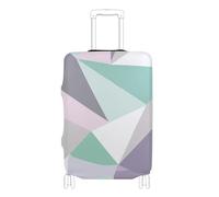EtherSpher The Soft Geometries of Mint Green Elastic Luggage dust Cover Anti Scratch Covers for suitcases Luggage Protector Fit 18-32 Inch Luggage