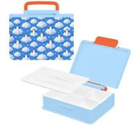 EtherSpher Toddler Lunch Box Cute Penguin Seamless Pattern