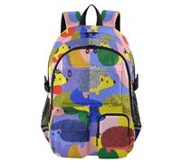 EtherSpher Travel Laptop Backpack for Men Jungle Porcupine Pebbles Multicolor College School Bookbag 17.5 inch Womens Backpack for Work Lightweight Casual Bag mochilas escolares grandes 7-18
