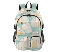 EtherSpher Travel Laptop Backpacks for Men Cartoon Sleeping Tasmanian Devil Light Green School Bookbag for Teen Boys 17 5" Backpacks Laptops Business Back Pack mochilas grandes 7-18