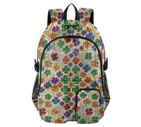 EtherSpher Travel Laptop Backpacks for Women Men St. Patrick's Day Cute Shamrock School College Bookbag 17.5 inch Mens Backpack for Work Business Back Pack mochilas escolares grandes 7-18