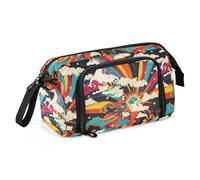 EtherSpher unicorns Rainbow Star School Pencil Case Large Capacity Pencil Case School with Slot for Teen High School Supplies bolsas para adolescentes