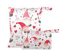 EtherSpher Valentine Red Dwarf zippered baby diaper bag 2 Pack travel essentials for baby with handles for gym, daycare