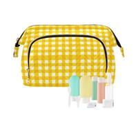 EtherSpher Valentine's Day Plaids Checkered Safari Travel Bag Portable Cosmetic Bag For Women Makeup Period Bag for Travel Accessories, valentine's day plaids checkered safari, One Size