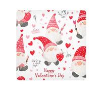 EtherSpher Valentine's Day Red Dwarf Makeup Organizer Bag Cloth Portable Makeup Organizer Wrap 21.7 X 21.7 Wrapper For Toiletries, Valentine's Day Red dwarf, 21.7x21.7in