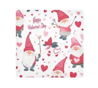 EtherSpher Valentine's Day Red Dwarf Travel Pouchs Cloth Self-Adhesive Makeup Organizer Wrap 21.7 X 21.7 Wrapper Organizer Bags For Women, Valentine's Day Red dwarf, 21.7x21.7in