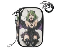 EtherSpher Waterproof Passport Holder Vaccine Card Holder Cover Combo Evil Monsters Anime Bat