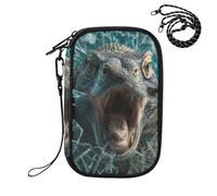 EtherSpher Waterproof Passport Holder Wallet Combo Scary Animal Komodo 3D