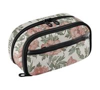 EtherSpher William Morris Style Text Breathe Petal Easy to Organize Pencil pouching durables Pen Carrying Case? for Women caja para lapices