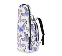 EtherSpher Women Men Tennis Backpack Mystery Butterflies Purple Tennis Racket Bag Holds 2 Rackets
