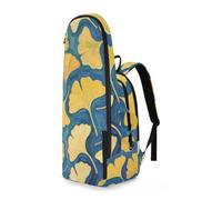 EtherSpher Women Men Tennis Bag Gingko Leaf Blue Art Painting Sports Accessories Backpack