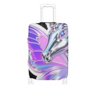 EtherSpher Yk2 Unicorns Shining Silver Elastic Luggage Cover Scratchproof Carry on Suitcase Cover Travel Essentials Fit 18-32 Inch Luggage