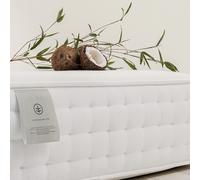 Ethical Bedding CocoCore™ Natural Bamboo Mattress - Adaptive Comfort 3000 in White | Size: Single Ethical Bedding White Single