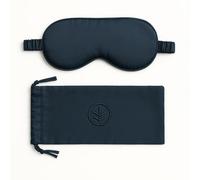 Ethical Bedding Essential Silk Sleep Eye Mask in Navy (Eucalyptus Silk)