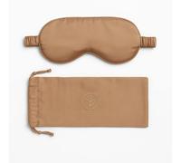 Ethical Bedding Essential Silk Sleep Eye Mask in Peach (Eucalyptus Silk)