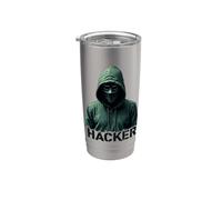 Ethical Hacker Cybersecurity Computer Science Gift Men Women Stainless Steel Insulated Tumbler