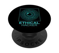 Ethical Hacker Cybersecurity Tech Eye Computer Coder PopSockets Adhesive PopGrip