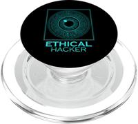 Ethical Hacker Cybersecurity Tech Eye Computer Coder PopSockets PopGrip for MagSafe