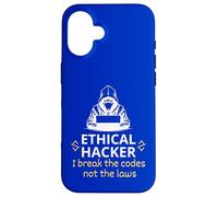 Ethical Hacker I Break the Codes not the Laws Cyber Security Case for iPhone 16