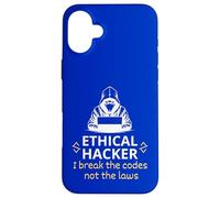 Ethical Hacker I Break the Codes not the Laws Cyber Security Case for iPhone 16 Plus