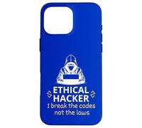 Ethical Hacker I Break the Codes not the Laws Cyber Security Case for iPhone 16 Pro Max