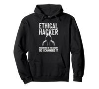 Ethical Hacker Password Too Short I Changed It Funny Bold Pullover Hoodie