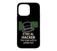 Ethical Hacker the Ones With a White Hat Cybersecurity Case for iPhone 14 Pro Max
