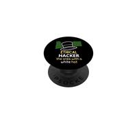 Ethical Hacker the Ones With a White Hat Cybersecurity PopSockets Adhesive PopGrip