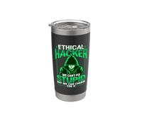 Ethical Hacker White Hat Hacker Cybersecurity Stainless Steel Insulated Tumbler