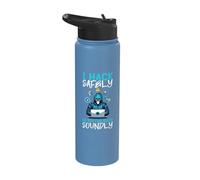 Ethical Hacking Analyst Ethical Cyber Security Stainless Steel Insulated Water Bottle