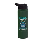 Ethical Hacking Analyst Ethical Cyber Security Stainless Steel Insulated Water Bottle