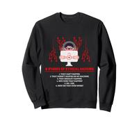 Ethical Hacking Stages Cyber Security Analyst Humor Sweatshirt