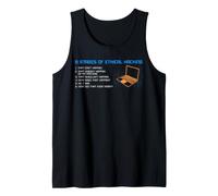 Ethical Hacking Stages Cyber Security Analyst Humor Tank Top