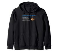Ethical Hacking Stages Cyber Security Analyst Humor Zip Hoodie