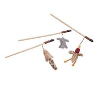 Ethical Pet Spot Skinneeez Assorted Forest Creature Wand with Catnip - Pack of 3