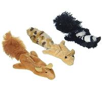 Ethical Pets 2680 Skinneeez Forest Creatures For Cats, Pack of 3 (Squirrel, Chipmunk or Skunk)