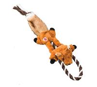 Ethical Pets Fox Mini Skinneeez Tugs Dog Stuffingless Toy, 14"